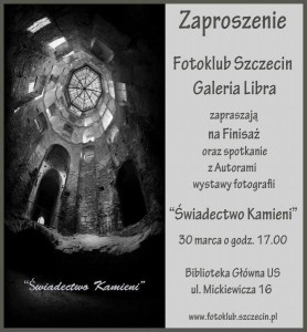 Finisaż wystawy „Świadectwo kamieni” w Szczecinie