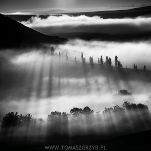 "Misty sunrise" photo. Tomasz Grzyb